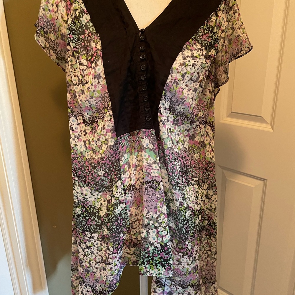 Allen B. By Allen Schwartz Multicolor Floral Dress